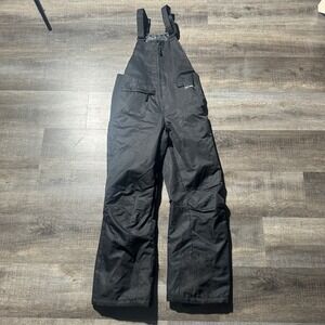 Arctix Insulated Snow Bib Overalls Kids Size S‎ Black Winter Ski Sledding Pants